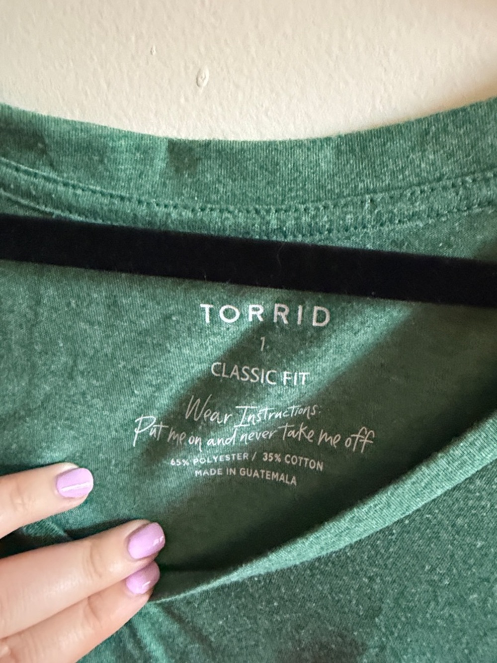 BUNDLE torrid Red & Green V-Neck Short Sleeve Tees - Picture 4 of 5